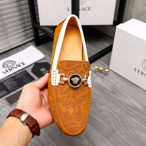 Cheap Versace Leather Shoes For Men #1000865 Replica Wholesale [$68.00 USD] [ITEM#1000865] on Replica Versace Leather Shoes