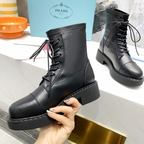Cheap Prada Boots For Women #1002472 Replica Wholesale [$100.00 USD] [ITEM#1002472] on Replica Prada Boots