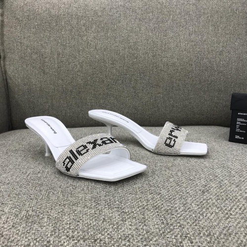 Cheap Alexander Wang Slippers For Women #1002624 Replica Wholesale [$92.00 USD] [ITEM#1002624] on Replica Alexander Wang Slippers
