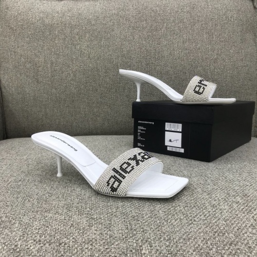 Cheap Alexander Wang Slippers For Women #1002624 Replica Wholesale [$92.00 USD] [ITEM#1002624] on Replica Alexander Wang Slippers