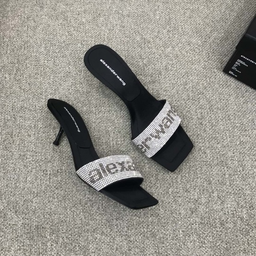 Cheap Alexander Wang Slippers For Women #1002628 Replica Wholesale [$92.00 USD] [ITEM#1002628] on Replica Alexander Wang Slippers