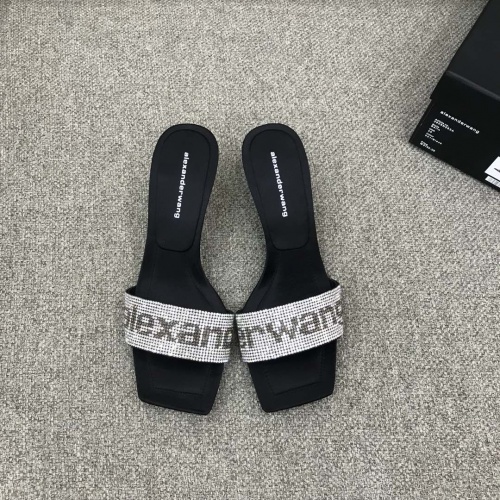 Cheap Alexander Wang Slippers For Women #1002628 Replica Wholesale [$92.00 USD] [ITEM#1002628] on Replica Alexander Wang Slippers