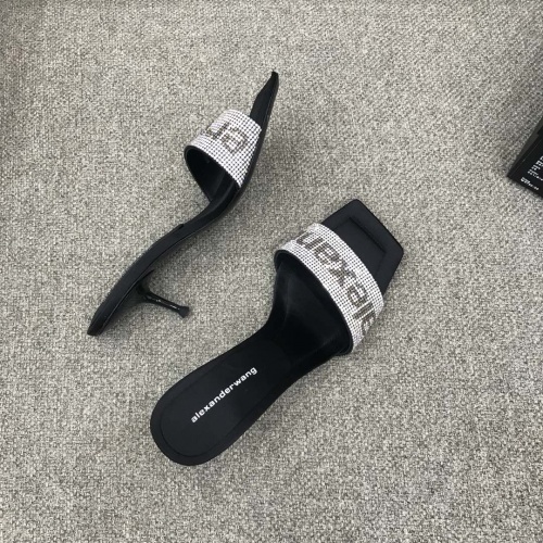 Cheap Alexander Wang Slippers For Women #1002628 Replica Wholesale [$92.00 USD] [ITEM#1002628] on Replica Alexander Wang Slippers