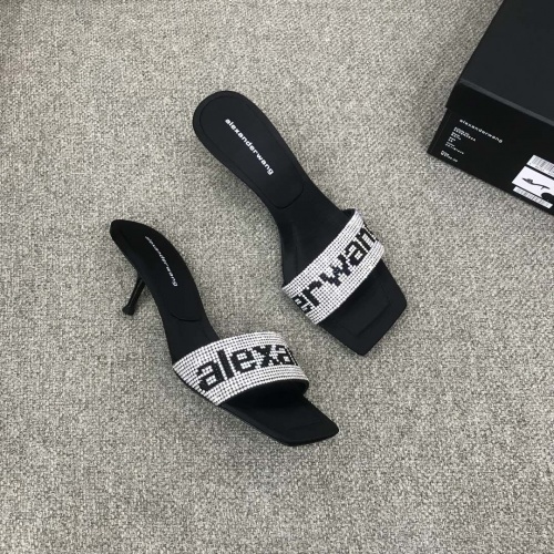 Cheap Alexander Wang Slippers For Women #1002629 Replica Wholesale [$92.00 USD] [ITEM#1002629] on Replica Alexander Wang Slippers
