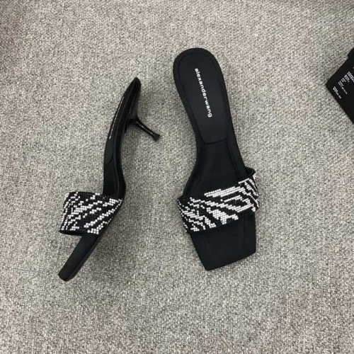 Cheap Alexander Wang Slippers For Women #1002631 Replica Wholesale [$92.00 USD] [ITEM#1002631] on Replica Alexander Wang Slippers
