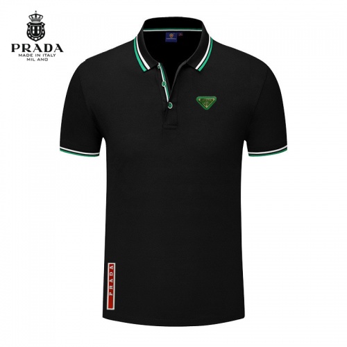 Cheap Prada T-Shirts Short Sleeved For Men #1003030 Replica Wholesale [$29.00 USD] [ITEM#1003030] on Replica Prada T-Shirts