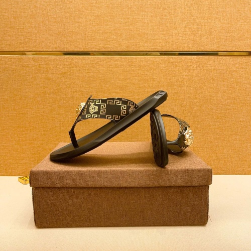 Cheap Versace Slippers For Men #1003255 Replica Wholesale [$52.00 USD] [ITEM#1003255] on Replica Versace Slippers