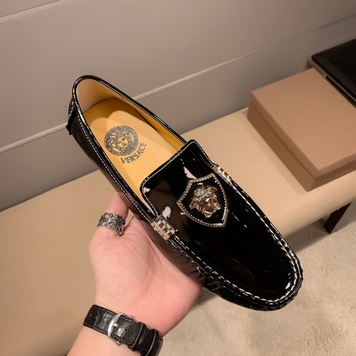 Cheap Versace Leather Shoes For Men #1003330 Replica Wholesale [$82.00 USD] [ITEM#1003330] on Replica Versace Leather Shoes