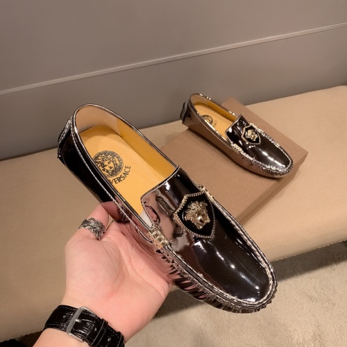Cheap Versace Leather Shoes For Men #1003331 Replica Wholesale [$82.00 USD] [ITEM#1003331] on Replica Versace Leather Shoes