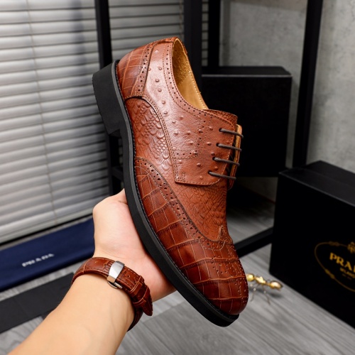 Cheap Prada Leather Shoes For Men #1004837 Replica Wholesale [$82.00 USD] [ITEM#1004837] on Replica Prada Leather Shoes