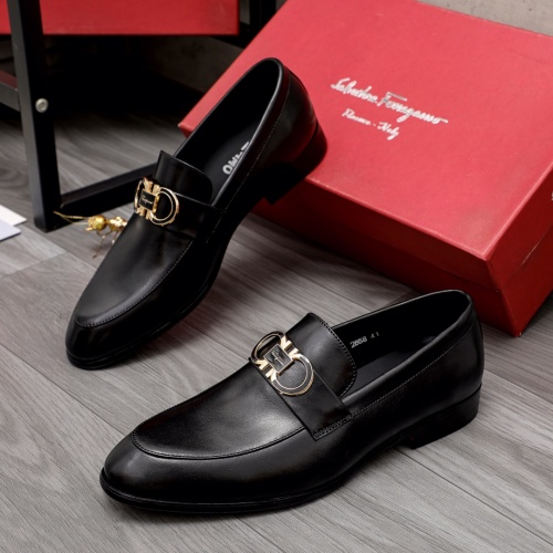 Cheap Salvatore Ferragamo Leather Shoes For Men #1004856 Replica Wholesale [$72.00 USD] [ITEM#1004856] on Replica Salvatore Ferragamo Leather Shoes