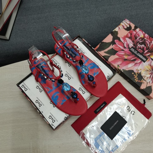 Cheap Dolce &amp; Gabbana D&amp;G Sandal For Women #1005013 Replica Wholesale [$130.00 USD] [ITEM#1005013] on Replica Dolce &amp; Gabbana D&amp;G Sandal