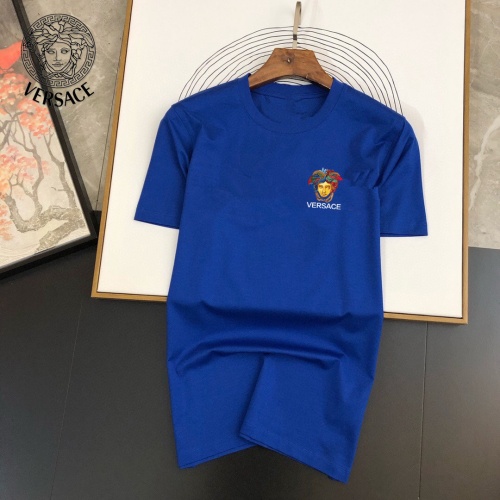 Cheap Versace T-Shirts Short Sleeved For Unisex #996145 Replica Wholesale [$25.00 USD] [ITEM#996145] on Replica Versace T-Shirts