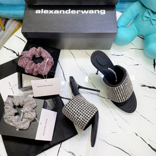 Cheap Alexander Wang Slippers For Women #996969 Replica Wholesale [$125.00 USD] [ITEM#996969] on Replica Alexander Wang Slippers