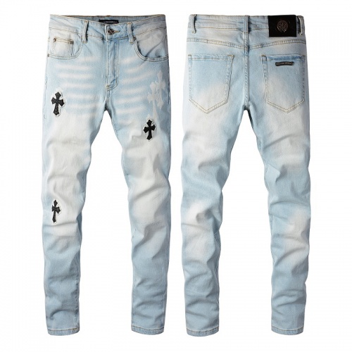 Cheap Chrome Hearts Jeans For Men #997277 Replica Wholesale [$60.00 USD] [ITEM#997277] on Replica Chrome Hearts Jeans