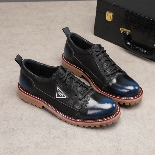 Cheap Prada Leather Shoes For Men #997656 Replica Wholesale [$85.00 USD] [ITEM#997656] on Replica Prada Leather Shoes