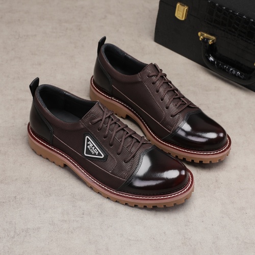 Cheap Prada Leather Shoes For Men #997657 Replica Wholesale [$85.00 USD] [ITEM#997657] on Replica Prada Leather Shoes