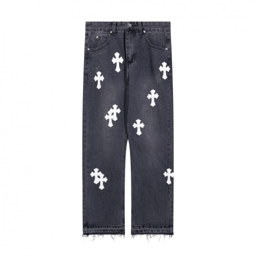 Cheap Chrome Hearts Jeans For Men #998653 Replica Wholesale [$48.00 USD] [ITEM#998653] on Replica Chrome Hearts Jeans