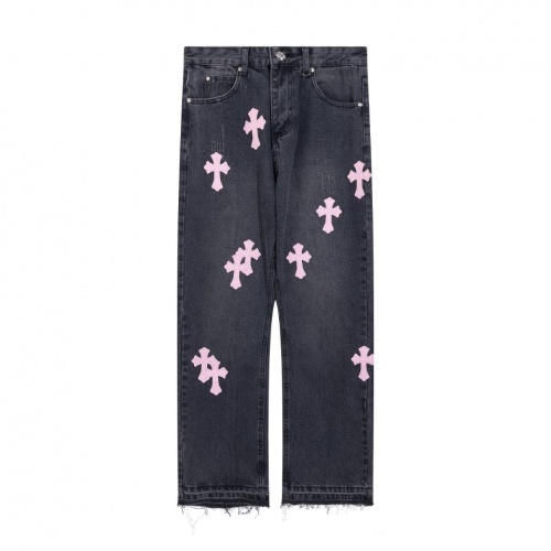 Cheap Chrome Hearts Jeans For Men #998654 Replica Wholesale [$48.00 USD] [ITEM#998654] on Replica Chrome Hearts Jeans