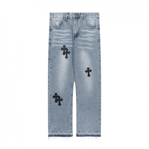 Cheap Chrome Hearts Jeans For Men #998658 Replica Wholesale [$48.00 USD] [ITEM#998658] on Replica Chrome Hearts Jeans