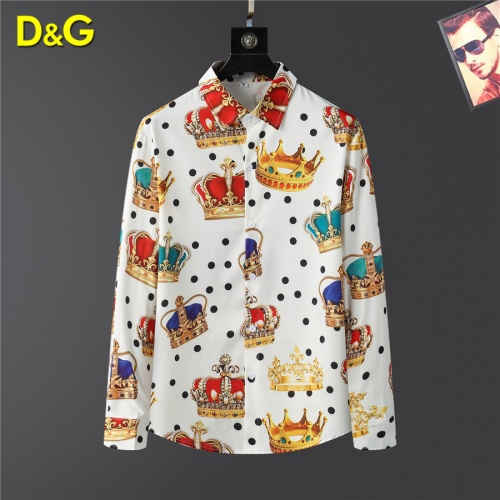 Cheap Dolce &amp; Gabbana D&amp;G Shirts Long Sleeved For Men #999506 Replica Wholesale [$45.00 USD] [ITEM#999506] on Replica Dolce &amp; Gabbana D&amp;G Shirts