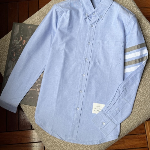 Cheap Thom Browne TB Shirts Long Sleeved For Men #999566 Replica Wholesale [$52.00 USD] [ITEM#999566] on Replica Thom Browne TB Shirts