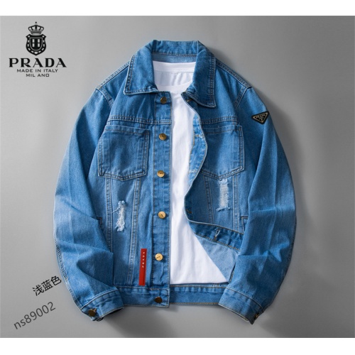 Cheap Prada New Jackets Long Sleeved For Men #999853 Replica Wholesale [$60.00 USD] [ITEM#999853] on Replica Prada Jackets
