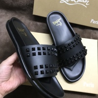 Cheap Christian Louboutin CL Slippers For Men #1005370 Replica Wholesale [$68.00 USD] [ITEM#1005370] on Replica Christian Louboutin CL Slippers