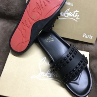 Cheap Christian Louboutin CL Slippers For Men #1005370 Replica Wholesale [$68.00 USD] [ITEM#1005370] on Replica Christian Louboutin CL Slippers