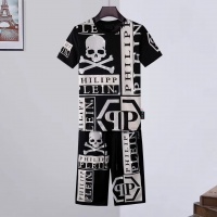 Cheap Philipp Plein PP Tracksuits Short Sleeved For Men #996844 Replica Wholesale [$56.00 USD] [ITEM#996844] on Replica Philipp Plein PP Tracksuits