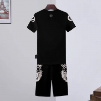 Cheap Philipp Plein PP Tracksuits Short Sleeved For Men #996845 Replica Wholesale [$56.00 USD] [ITEM#996845] on Replica Philipp Plein PP Tracksuits