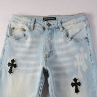 Cheap Chrome Hearts Jeans For Men #997277 Replica Wholesale [$60.00 USD] [ITEM#997277] on Replica Chrome Hearts Jeans