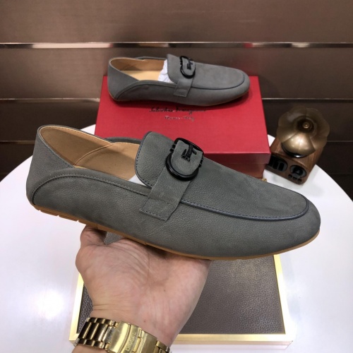 Cheap Salvatore Ferragamo Leather Shoes For Men #1006392 Replica Wholesale [$85.00 USD] [ITEM#1006392] on Replica Salvatore Ferragamo Leather Shoes