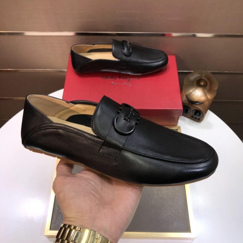 Cheap Salvatore Ferragamo Leather Shoes For Men #1006398 Replica Wholesale [$85.00 USD] [ITEM#1006398] on Replica Salvatore Ferragamo Leather Shoes