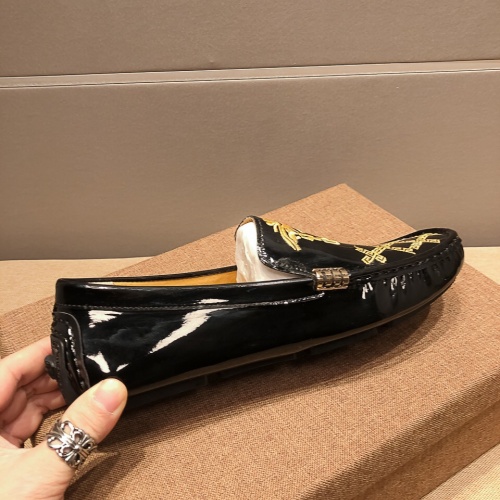 Cheap Versace Leather Shoes For Men #1006515 Replica Wholesale [$82.00 USD] [ITEM#1006515] on Replica Versace Leather Shoes