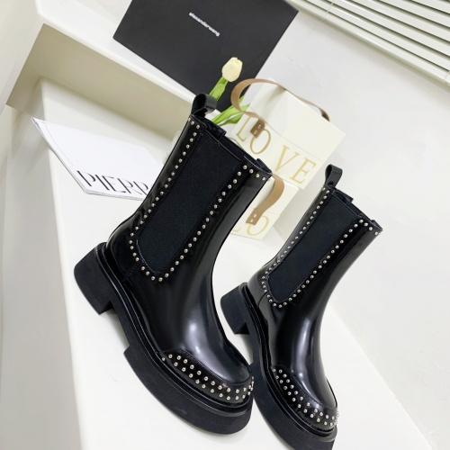 Cheap Alexander Wang Boots For Women #1006550 Replica Wholesale [$105.00 USD] [ITEM#1006550] on Replica Alexander Wang Boots
