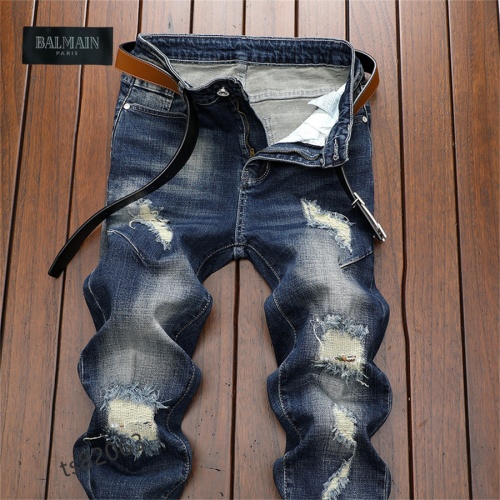 Cheap Balmain Jeans For Men #1006976 Replica Wholesale [$48.00 USD] [ITEM#1006976] on Replica Balmain Jeans