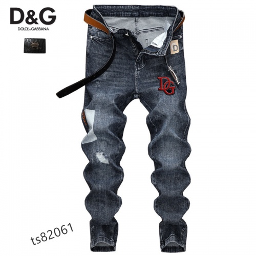 Cheap Dolce &amp; Gabbana D&amp;G Jeans For Men #1006991 Replica Wholesale [$48.00 USD] [ITEM#1006991] on Replica Dolce &amp; Gabbana D&amp;G Jeans