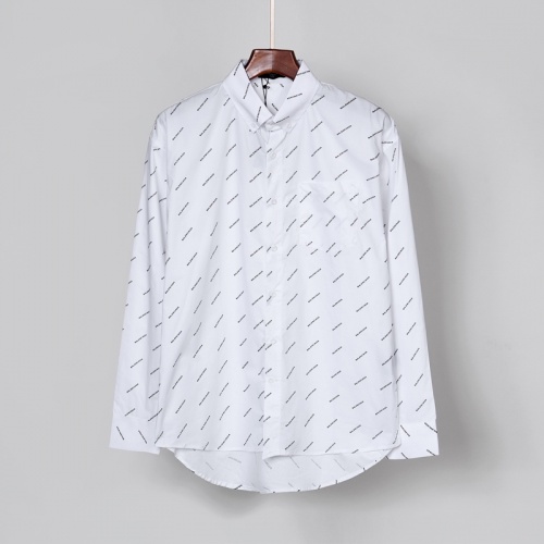 Cheap Balenciaga Shirts Long Sleeved For Men #1007480 Replica Wholesale [$40.00 USD] [ITEM#1007480] on Replica Balenciaga Shirts