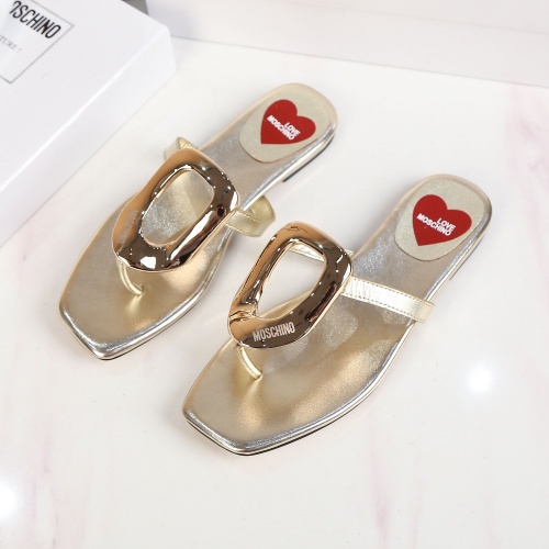 Cheap Moschino Slippers For Women #1007747 Replica Wholesale [$68.00 USD] [ITEM#1007747] on Replica Moschino Slippers