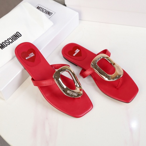 Cheap Moschino Slippers For Women #1007750 Replica Wholesale [$68.00 USD] [ITEM#1007750] on Replica Moschino Slippers