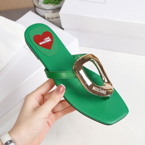 Cheap Moschino Slippers For Women #1007751 Replica Wholesale [$68.00 USD] [ITEM#1007751] on Replica Moschino Slippers