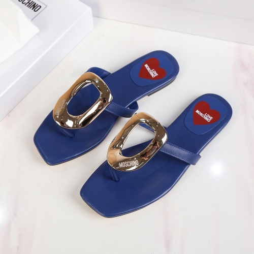 Cheap Moschino Slippers For Women #1007752 Replica Wholesale [$68.00 USD] [ITEM#1007752] on Replica Moschino Slippers