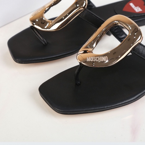 Cheap Moschino Slippers For Women #1007753 Replica Wholesale [$68.00 USD] [ITEM#1007753] on Replica Moschino Slippers
