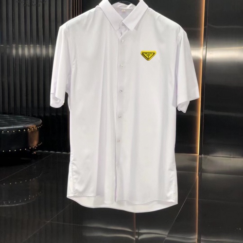 Cheap Prada Shirts Short Sleeved For Men #1008913 Replica Wholesale [$38.00 USD] [ITEM#1008913] on Replica Prada Shirts