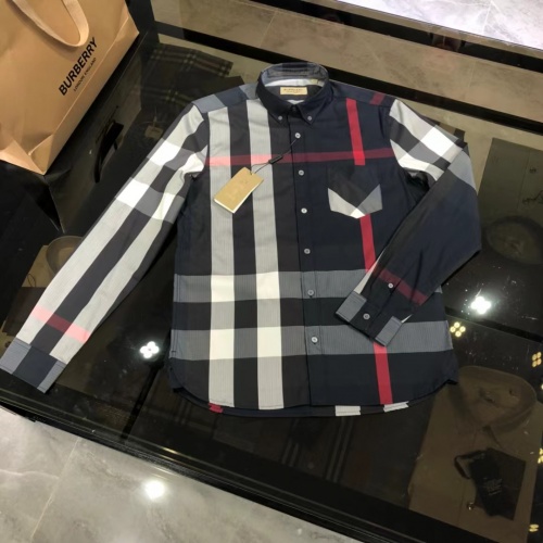 Cheap Burberry Shirts Long Sleeved For Men #1009114 Replica Wholesale [$64.00 USD] [ITEM#1009114] on Replica Burberry Shirts