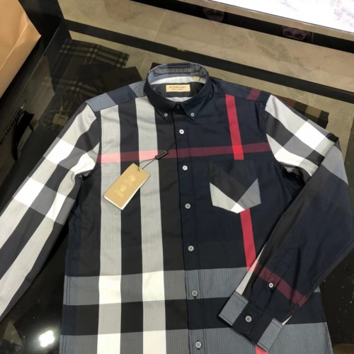 Cheap Burberry Shirts Long Sleeved For Men #1009114 Replica Wholesale [$64.00 USD] [ITEM#1009114] on Replica Burberry Shirts