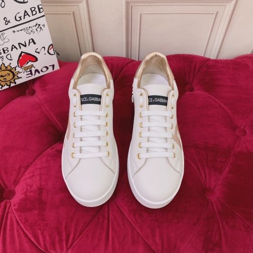 Cheap Dolce &amp; Gabbana D&amp;G Casual Shoes For Women #1009149 Replica Wholesale [$98.00 USD] [ITEM#1009149] on Replica Dolce &amp; Gabbana D&amp;G Casual Shoes