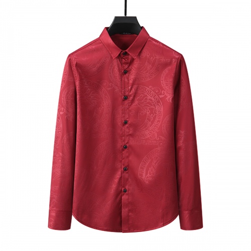 Cheap Versace Shirts Long Sleeved For Men #1009898 Replica Wholesale [$34.00 USD] [ITEM#1009898] on Replica Versace Shirts