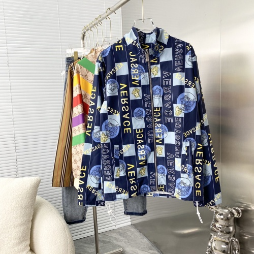 Cheap Versace Jackets Long Sleeved For Men #1010094 Replica Wholesale [$64.00 USD] [ITEM#1010094] on Replica Versace Jackets